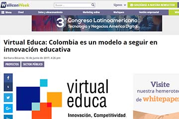 Virtual Educa: Colombia es un modelo a seguir en innovación educativa