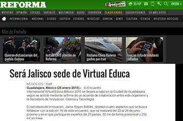 Será Jalisco sede de Virtual Educa