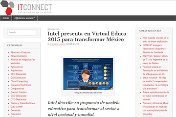 Intel presenta en Virtual Educa 2015 modelo educativo para transformar México