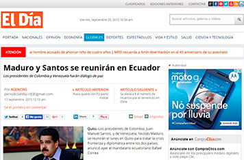 Maduro y Santos se reunirán en Ecuador