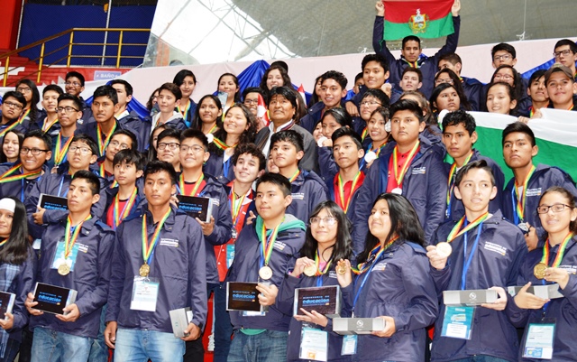 Estudiantes bolivianos participan de las Olimpiadas Científicas